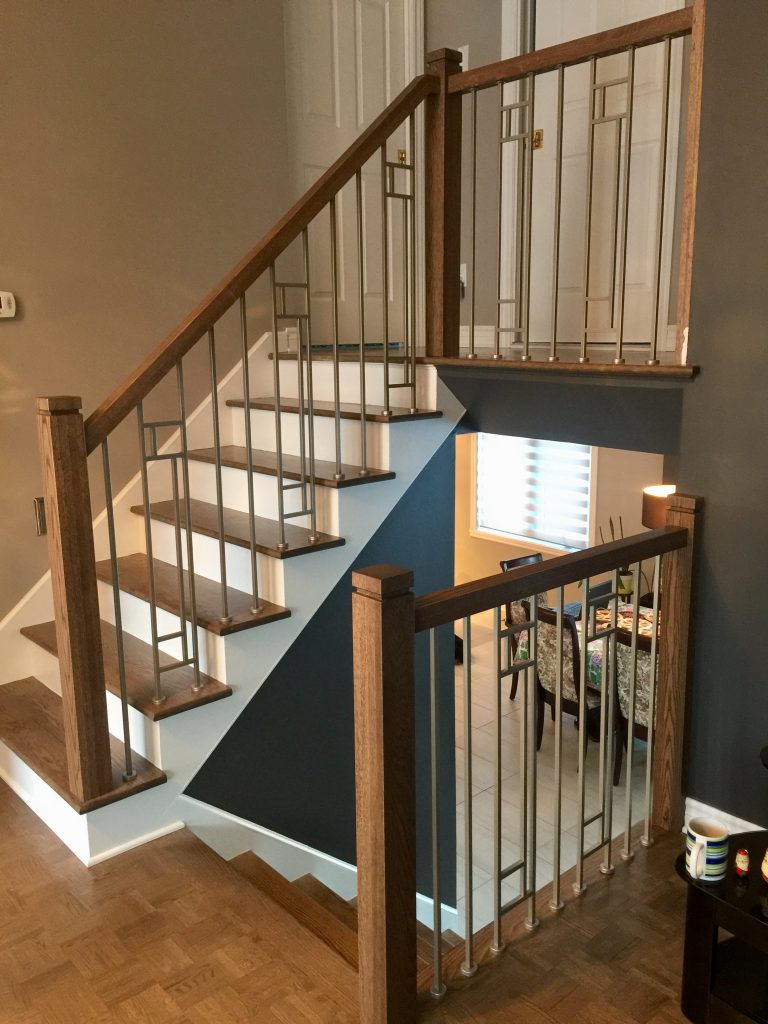 Sablage d'escalier + Rampe Planchers EXO Concept Sablage d'escalier + Rampe Planchers EXO Concept